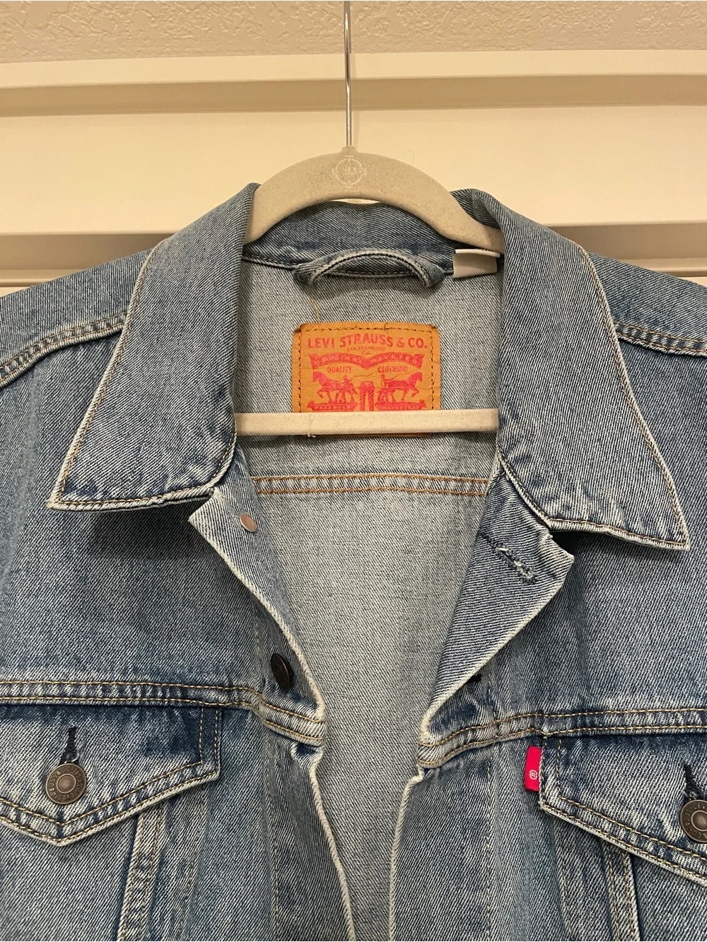 Levi's Oversized Light Blue Denim Trucker Jacket